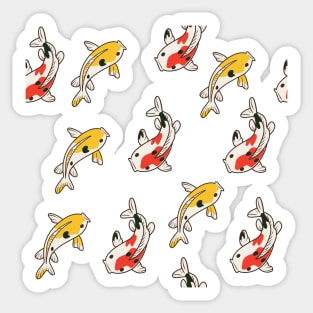 Cute Koi Fish Sticker